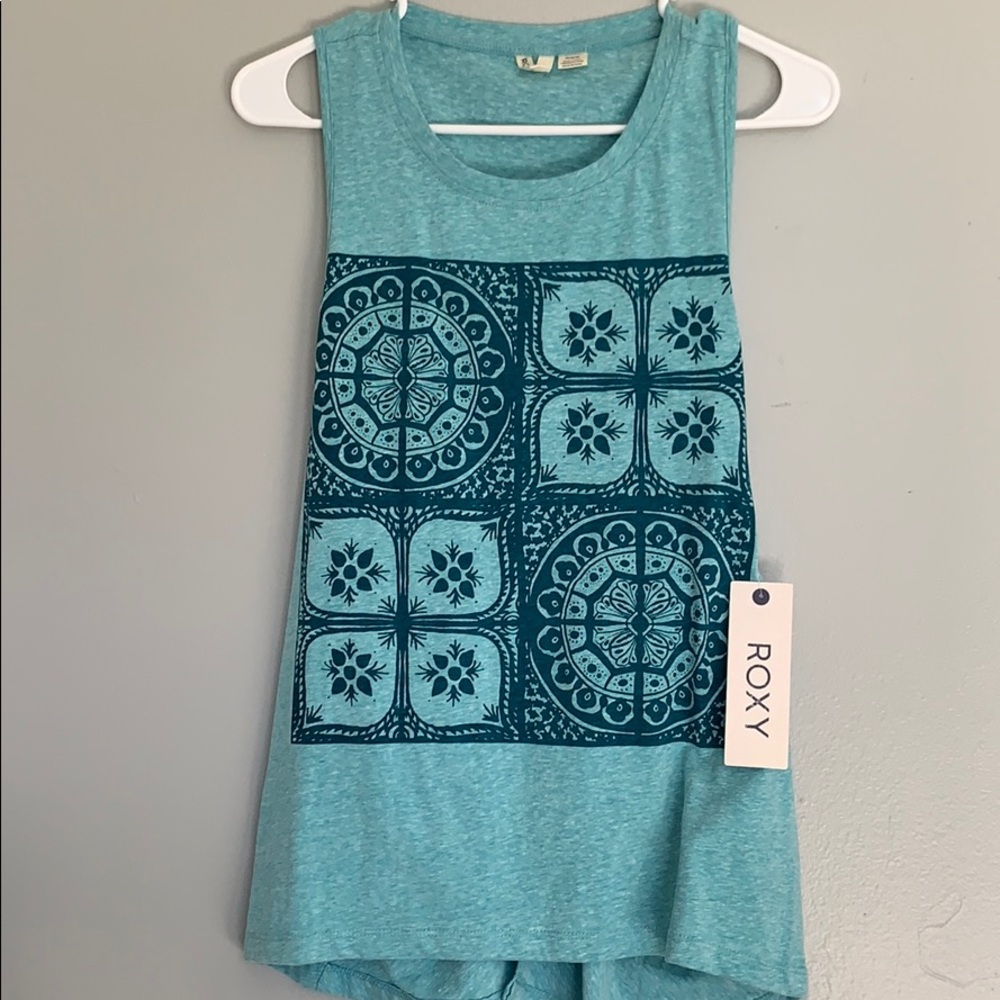 Roxy Light Blue Tank Top